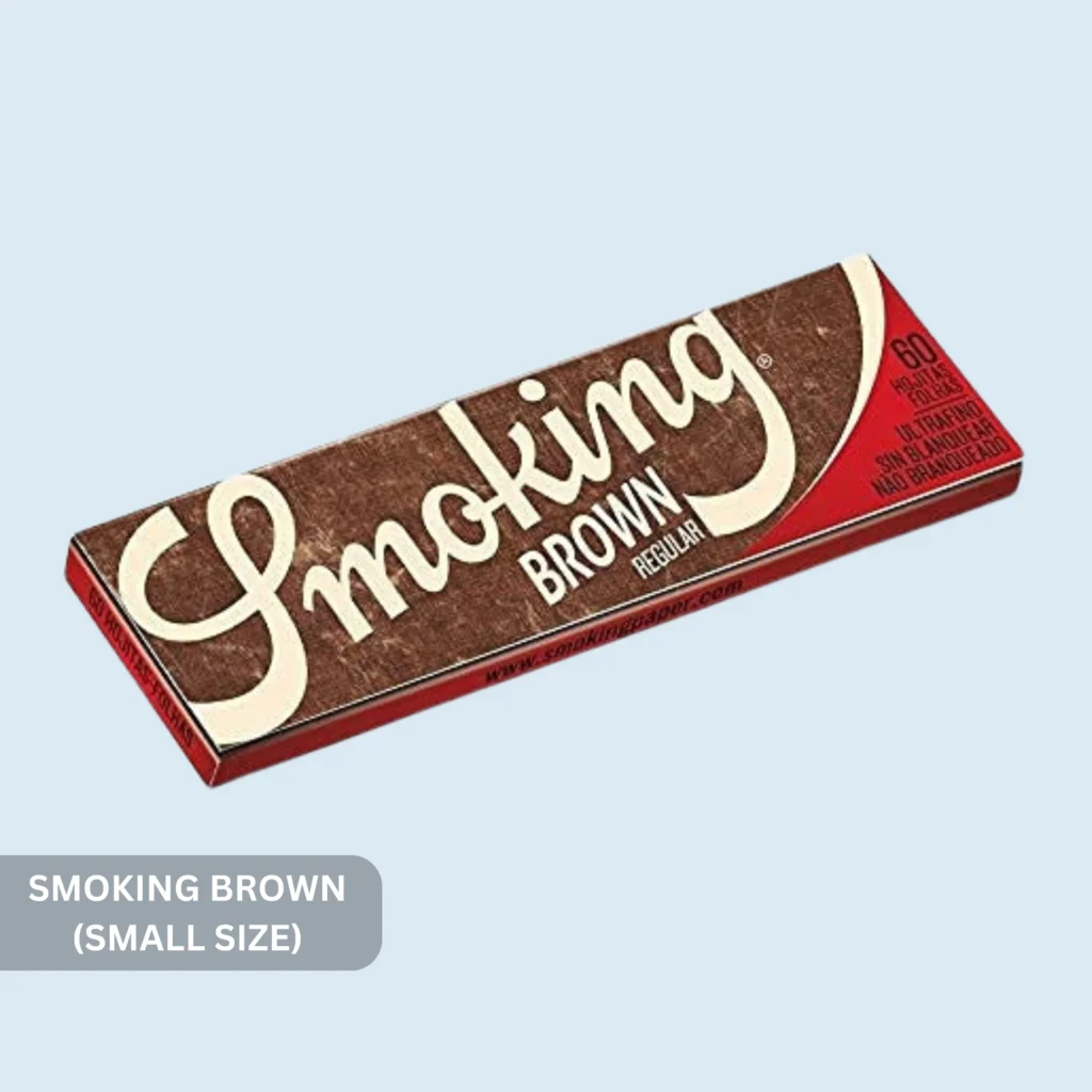 smoking brown small papers