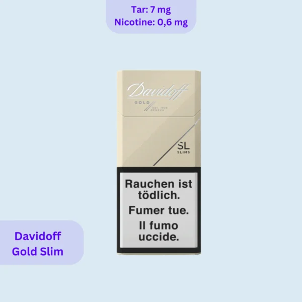 Davidoff Gold Slim Cigarette