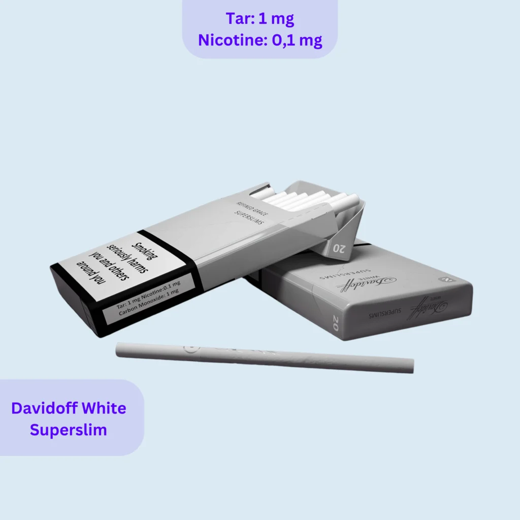 Davidoff White Superslim Cigarette