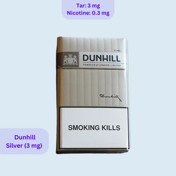 Dunhill Silver Cigarette 3mg