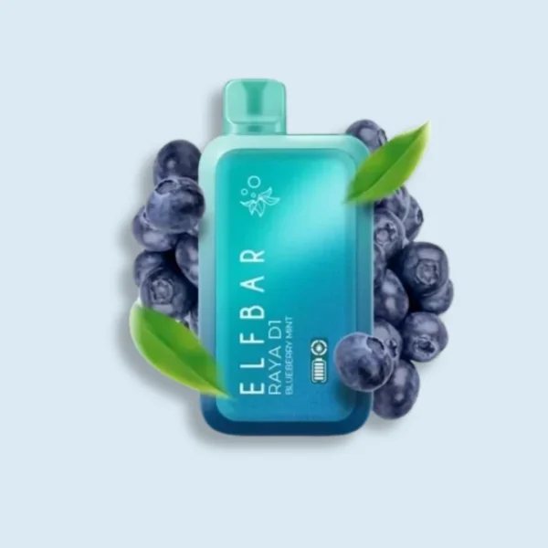 Elfbar Raya D-1 13K Puff – Blueberry Mint