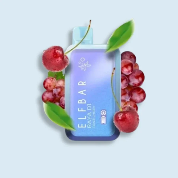 Elfbar raya d-1 13k puff Grape Cherry
