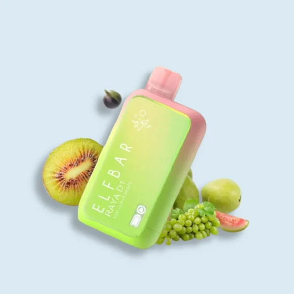 Elfbar Raya D-1 13K Puff – Kiwi Guava Grape